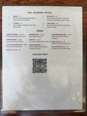 Menu photo 3 Relentless Brewing & Spirits Los Angeles, CA