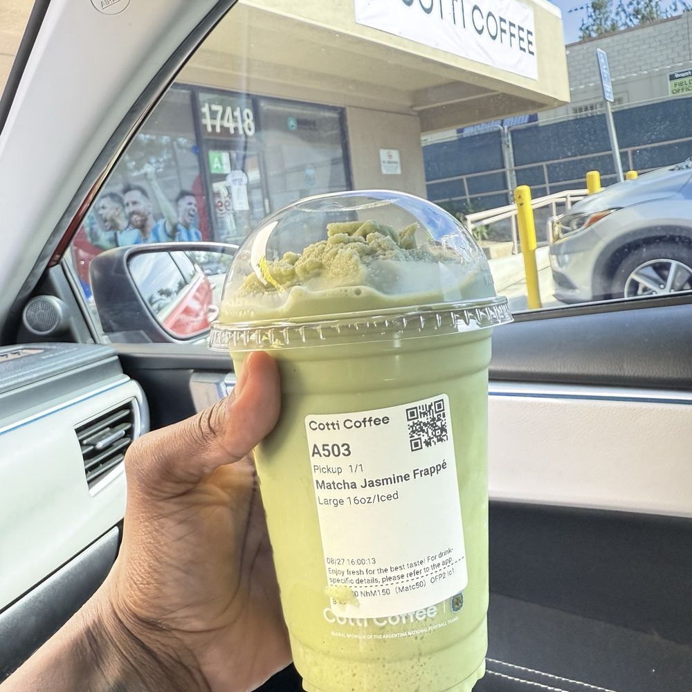 Matcha jasmine frap Matcha jasmine frap