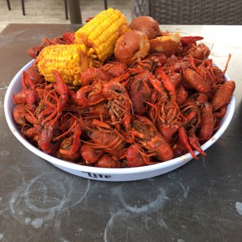 Around the Corner - Crawfish on the patio! - Breakfast & Brunch Near Me - Houston, Texas