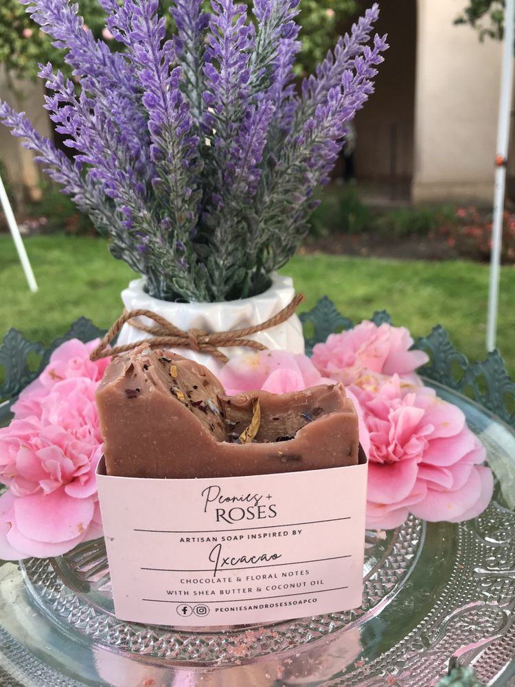 Peonies & Roses Soap Logo