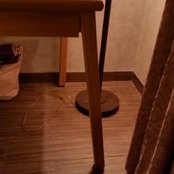 Rory and Ryan Inn - Broken table that was collapsing every time we set something on it.
