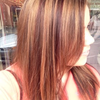 The Parlor On Main - Re highlighted and added dark brown violet/red lowlights. - Hair Extensions Near Me - Newhall, California The Parlor On Main - Re highlighted and added dark brown violet/red lowlights. - Hair Extensions Near Me - Newhall, California