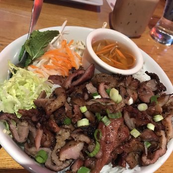Pho 1 Waltham - Bun Thit Nuong w/t grilled sliced pork! Pork was so good!!! - Vietnamese Near Me - Waltham, Massachusetts Pho 1 Waltham - Bun Thit Nuong w/t grilled sliced pork! Pork was so good!!! - Vietnamese Near Me - Waltham, Massachusetts