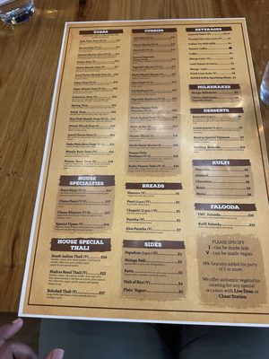 Menu photo 1 The Madras Cafe Orlando, FL