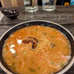 Pork Belly Ramen Medium with Hot Sauce
