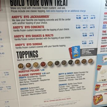 Andy's Frozen Custard - Ice Cream & Frozen Yogurt Near Me - Austin, Texas Andy's Frozen Custard - Ice Cream & Frozen Yogurt Near Me - Austin, Texas