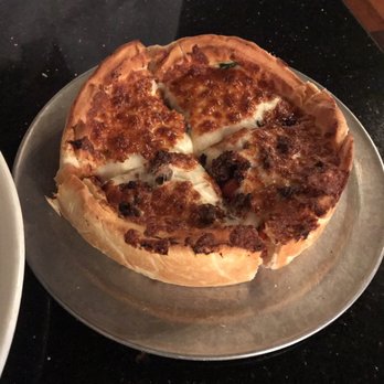 The Pan - Chicken Alfredo and Pizzangna 7" deep dish - Pizza Near Me - Long Beach, California The Pan - Chicken Alfredo and Pizzangna 7" deep dish - Pizza Near Me - Long Beach, California