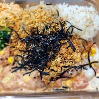 Poke Me - Large poke bowl. Sauce was too watery - Hawaiian Near Me - Irvine, California Poke Me - Large poke bowl. Sauce was too watery - Hawaiian Near Me - Irvine, California