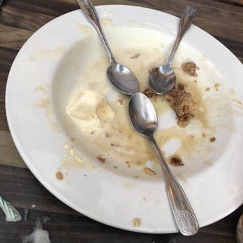Rock'N Fish - Demolished bread pudding bday dessert. - Seafood Near Me - Manhattan Beach, California Rock'N Fish - Demolished bread pudding bday dessert. - Seafood Near Me - Manhattan Beach, California