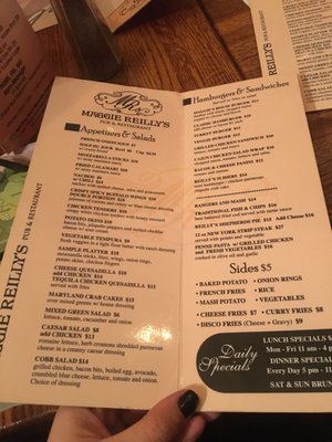Menu photo 7 Maggie Reillys Restaurant New York, NY Menu photo 7 Maggie Reillys Restaurant New York, NY