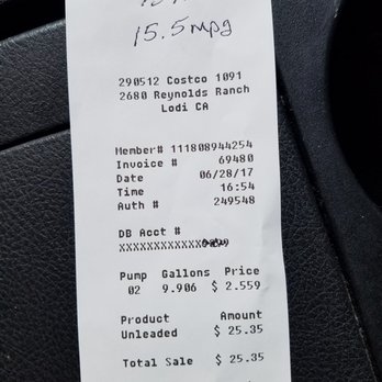 Costco Gasoline - Gas Stations Near Me - Lodi, California