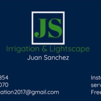 JS Irrigation & Lightscape - Business Card Info - Irrigation Near Me - Round Lake Beach, Illinois