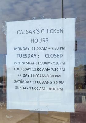 Caesar's Chicken by null