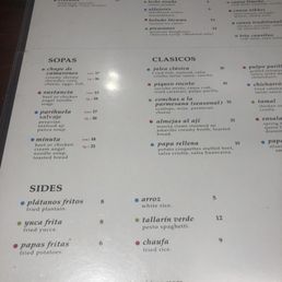 Ordered Papas Fritas but got charged for an item that wasn't even on the menu