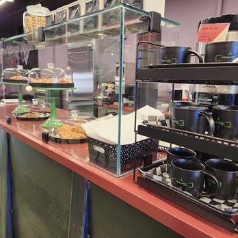 Bond Coffee - a display of coffee and pastries - Coffee & Tea Near Me - Hackensack, New Jersey