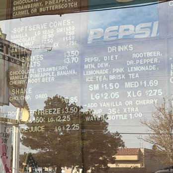 The White House - a menu in a window - Burgers Near Me - Lancaster, California