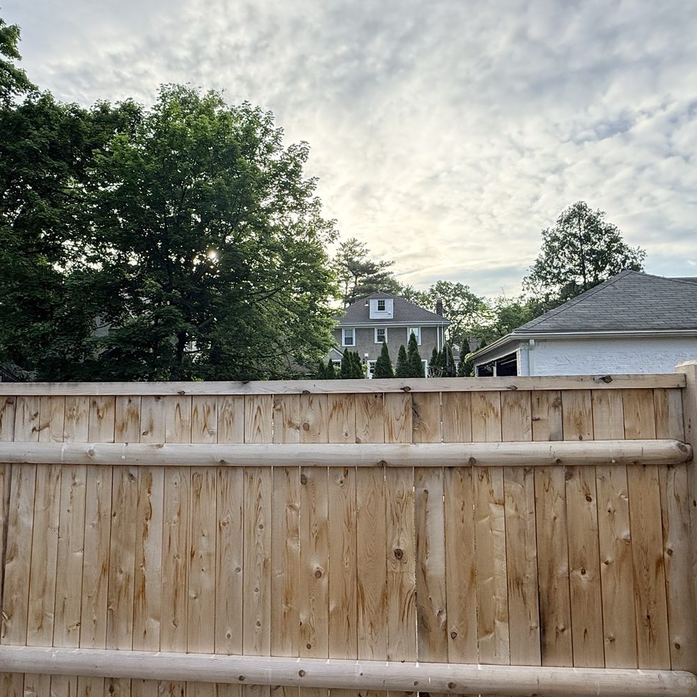 Southington Rustic Fence - Notice how the posts are cut differently and not even. Must've been drunk. - Fences & Gates Near Me - Southington, Connecticut