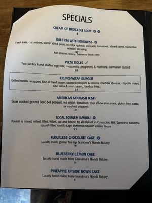 Menu photo 3 Wunderbar Bistro Hudson, NY