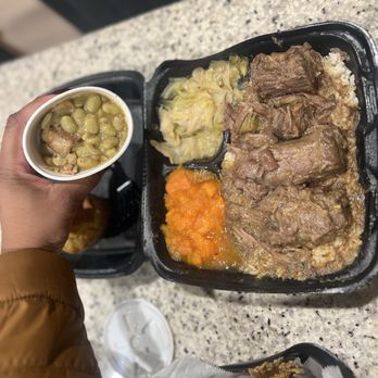 Creole kitchen - Turkey necks, yams, lima beans, and cabbage - Cajun/Creole Near Me - Baker, Louisiana