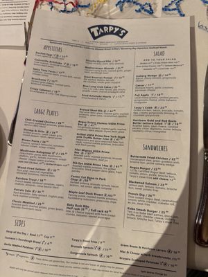 Menu photo 1 Tarpy's Monterey, CA Menu photo 1 Tarpy's Monterey, CA