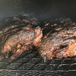 The Smokin Oakie - The makings of tasty pulled pork!