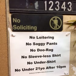 Legends Grill - Follow the rules.