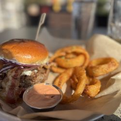 Lazy Dog Restaurant & Bar - Black Blue Burger*