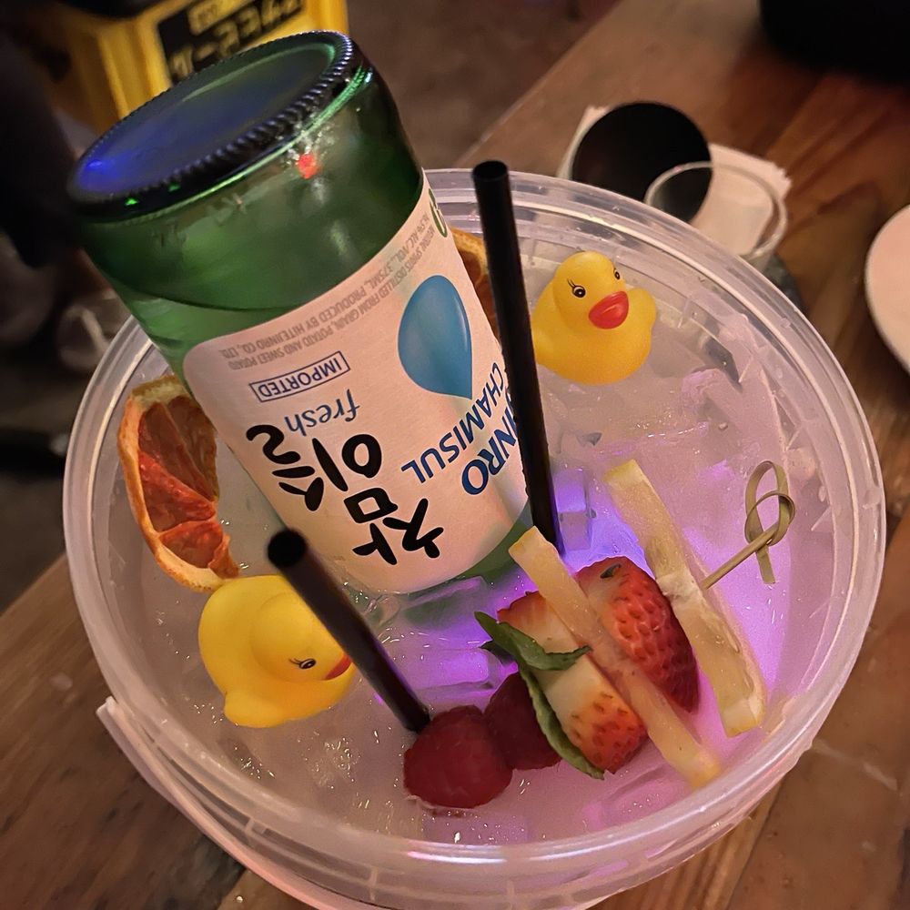 Kinda Izakaya - Soju bucket - lychee flavor! - Tapas/Small Plates Near Me - Berkeley, California Kinda Izakaya - Soju bucket - lychee flavor! - Tapas/Small Plates Near Me - Berkeley, California