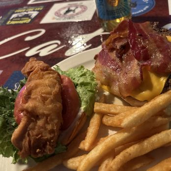 Catch 120 Grill - The Barnyard burger is - American Near Me - Howard City, Michigan