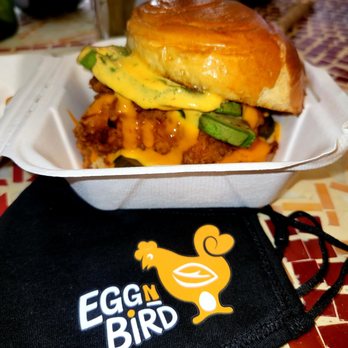 Egg N Bird - Country Bird Chicken Sandwich $5.99 w/Avocado $1.00 (06/07/21). @EggNBird #Maywood #ChickenShop #FoodPorn - Sandwiches Near Me - Maywood, California