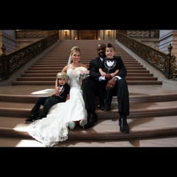 This picture is one of my favorites with us and our two little ringbearers!