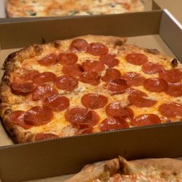 Pepperoni pizza, margarita and sausage pizza Pepperoni pizza, margarita and sausage pizza