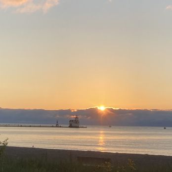 The Bucket Tavern - Lake by the bar. - Bars Near Me - Kewaunee, Wisconsin