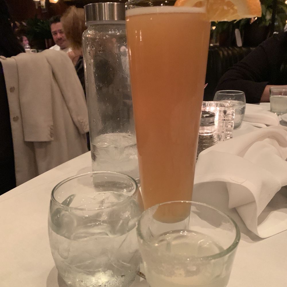 Dal Rae Restaurant - Water, blue moon beer, and lemon drop shot! - Steakhouses Near Me - Pico Rivera, California Dal Rae Restaurant - Water, blue moon beer, and lemon drop shot! - Steakhouses Near Me - Pico Rivera, California
