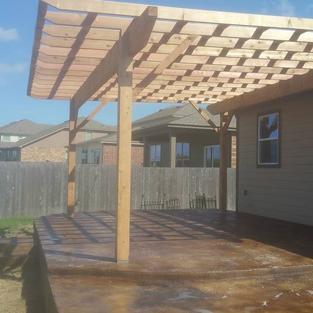 WoodCare Custom Services - Pergola and fence BEFORE - Fences & Gates Near Me WoodCare Custom Services - Pergola and fence BEFORE - Fences & Gates Near Me