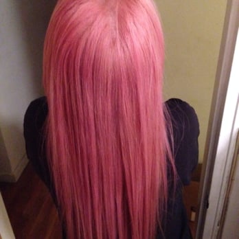 Melody Beauty Salon - Jenny's first time dying my sister's hair pink went spectacularly well! My sister's first time as well! - Hair Salons Near Me - Elmhurst, New York