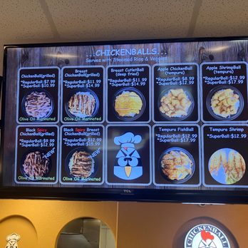Chickenball - Menu board. - Bubble Tea Near Me - Nampa, Idaho Chickenball - Menu board. - Bubble Tea Near Me - Nampa, Idaho