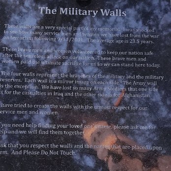 Fullerton 9/11 Memorial - Military Walls. - Museums Near Me - Fullerton, California