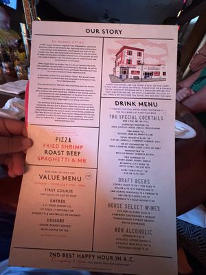 Menu photo 3 Tony's Baltimore Grill Atlantic City, NJ
