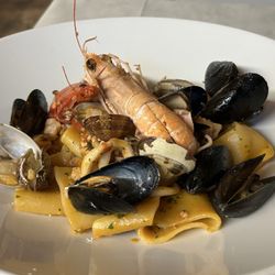 Paccheri ai frutti di mare, buonissimi