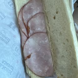 Jimmy John's - Supposed to be a vito but it is plain bread and ham