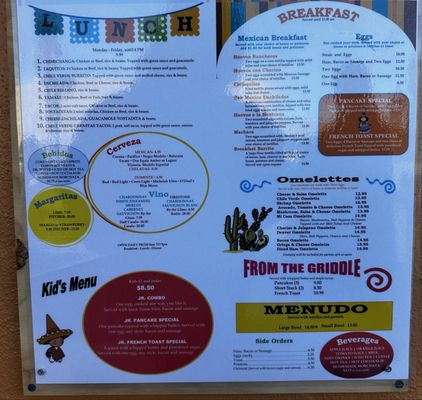 Menu photo 2 Mi Casa Restaurante Mexicano Morro Bay, CA