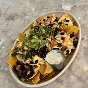 Culinary Dropout - Nachos - chicken instead of bbq pork - New American Near Me - Austin, Texas Culinary Dropout - Nachos - chicken instead of bbq pork - New American Near Me - Austin, Texas