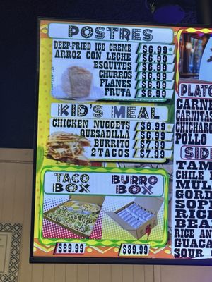 Menu photo 1 El Taco Loco Port Angeles, WA