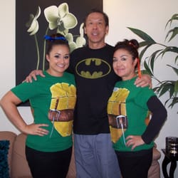 Moy Dental - Helena, Dr. Moy & Caron. On Halloween.