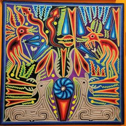 Peyote ritual art.