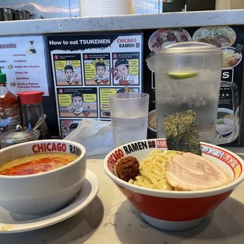 Chicago Ramen - Tsukemen with toppings and spice. - Ramen Near Me - Des Plaines, Illinois Chicago Ramen - Tsukemen with toppings and spice. - Ramen Near Me - Des Plaines, Illinois