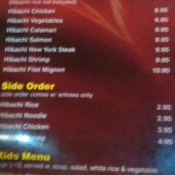 Umi - Menu hibachi - Sushi Bars Near Me - Chalmette, Louisiana