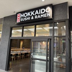 Hokkaido - The outside of the restaurant! Located on the 2nd floor across the food court.