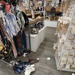 Jewelry aisle, kinda messy